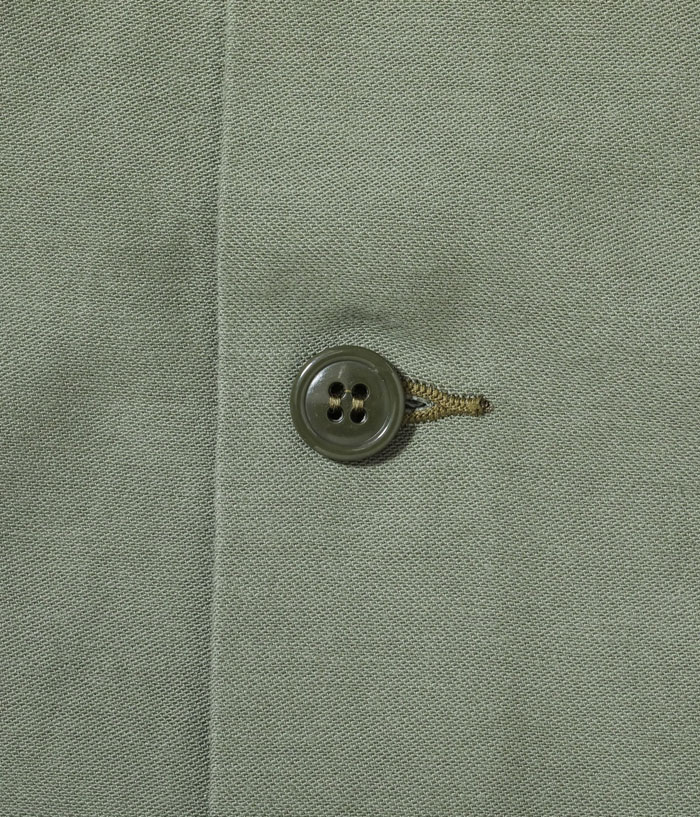 Lot No. BR29586 / SHIRT MAN'S COTTON SATEEN OLIVE GREEN SHADE107 ��DEMILITARIZED ZONE��