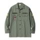 Lot No. BR29586 / SHIRT MAN'S COTTON SATEEN OLIVE GREEN SHADE107 ��DEMILITARIZED ZONE��