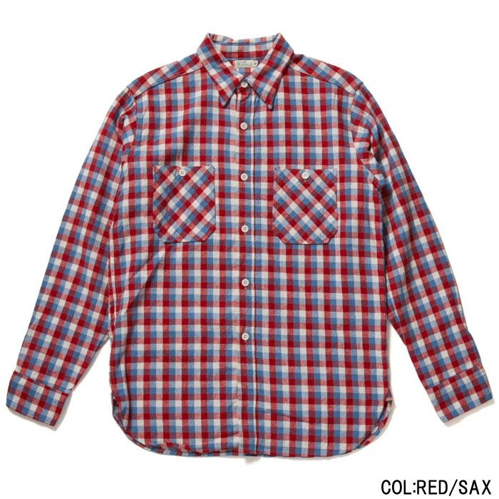 Lot 3055 LONG SLEEVE CHECK WORK SHIRTS A�� 26SS