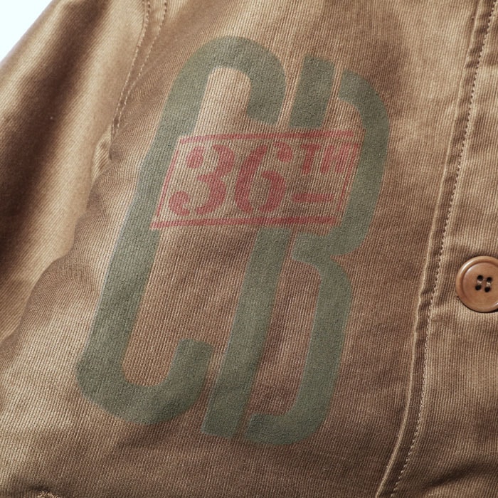 OBSERVER JKT.KHAKI-1ST CUSTOM"36TH CONSTRUCTION BATTALION"