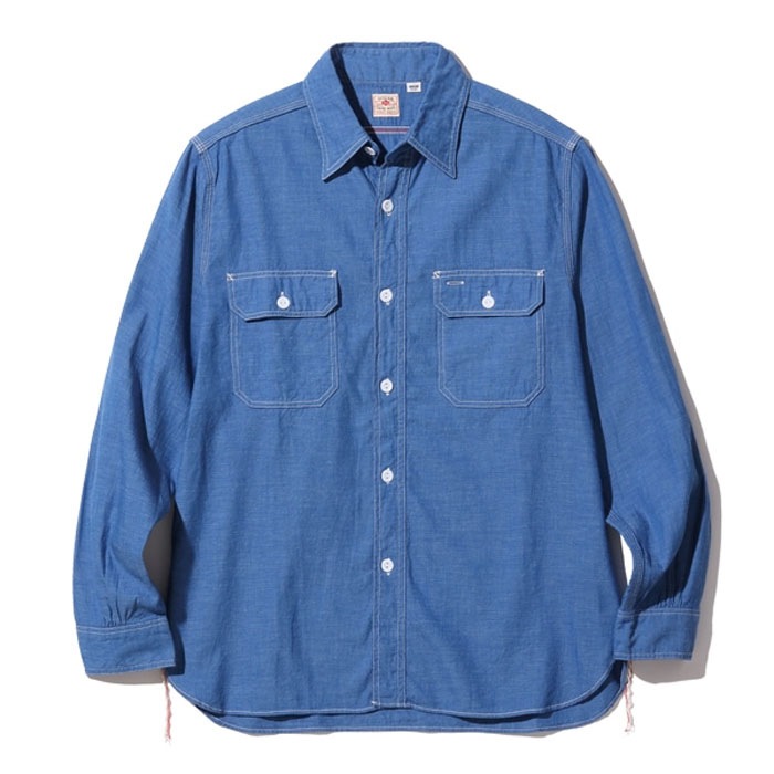 Lot No. SC25513 / VAT DYE CHAMBRAY WORK SHIRT | TOYO ENTERPRISE