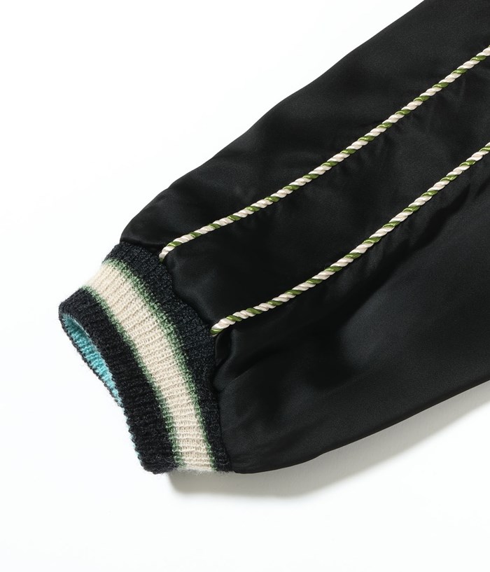 Lot No. TT15712-119 / Acetate Souvenir Jacket TOYO ENTERPRISE 60th Anniversary Special Edition ��WHITE SNAKE�� �� ��JAPAN MAP & SNAKE��