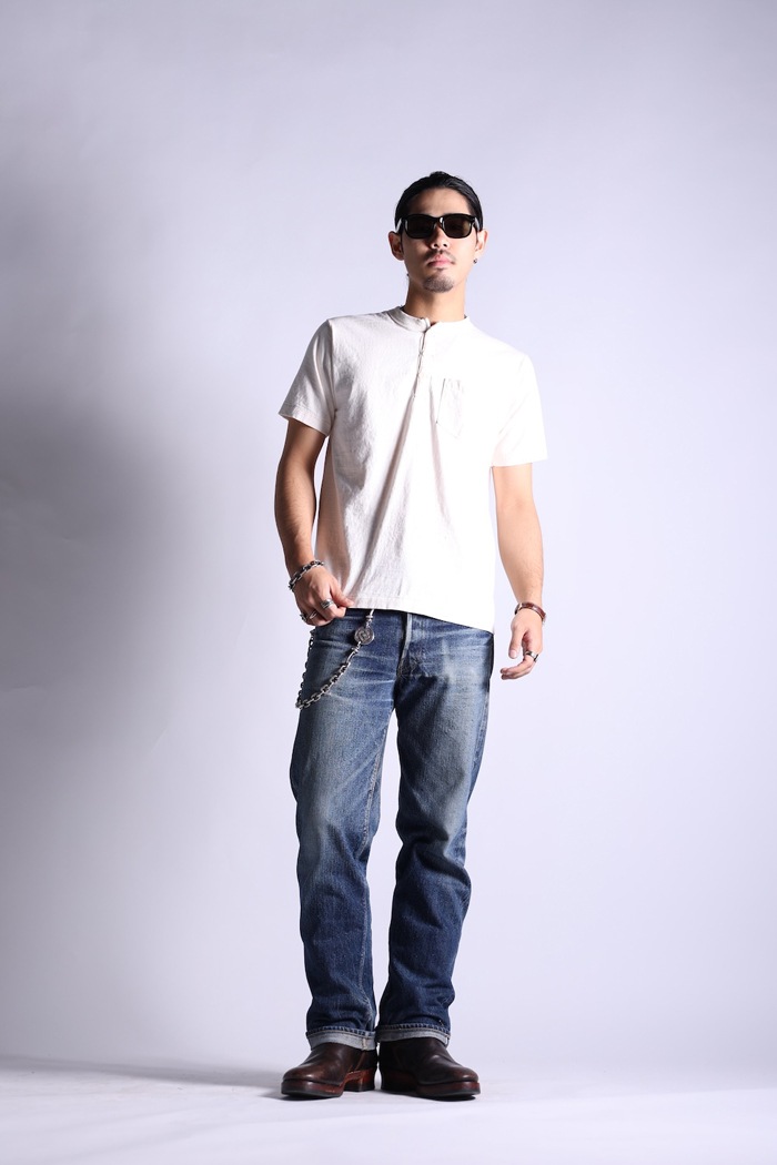 VINTAGE HENLY NECK SS TEE