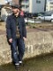 MFSC"FROGSVILLE"NAVY BLUE HBT"FROGSMAN"JACKET