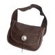 LT-0133 LEATHER STITCHED DEERSKIN BAG