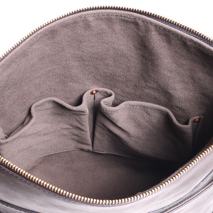 LEATHER NELSON 2WAY BAG -SMALL