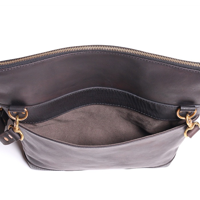 LEATHER NELSON 2WAY BAG -SMALL