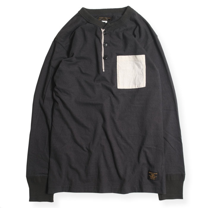 VINTAGE HENLY NECK LS 2-TONE