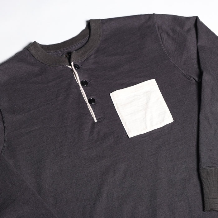 VINTAGE HENLY NECK LS 2-TONE