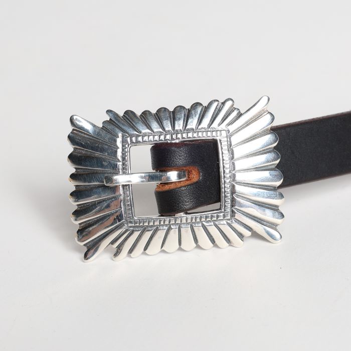 LT-0036 SUNRISE BUCKLE BELT  with CONCHA CUSTOM