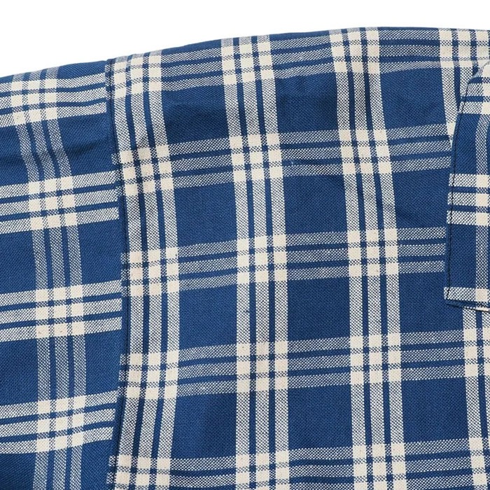 Lot 2231 1900��S INDIGO BLUE and WHITE CHECK BLOUSE