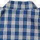 Lot 2231 1900��S INDIGO BLUE and WHITE CHECK BLOUSE