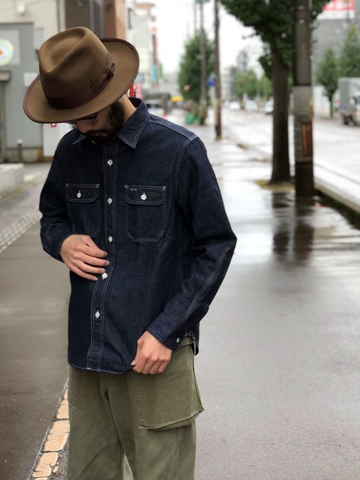 Hillhead Work Shirt/Plain 10oz Denim
