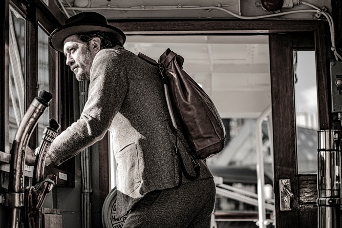 LEATHER VOYOGE 2WAY RUCKSACK