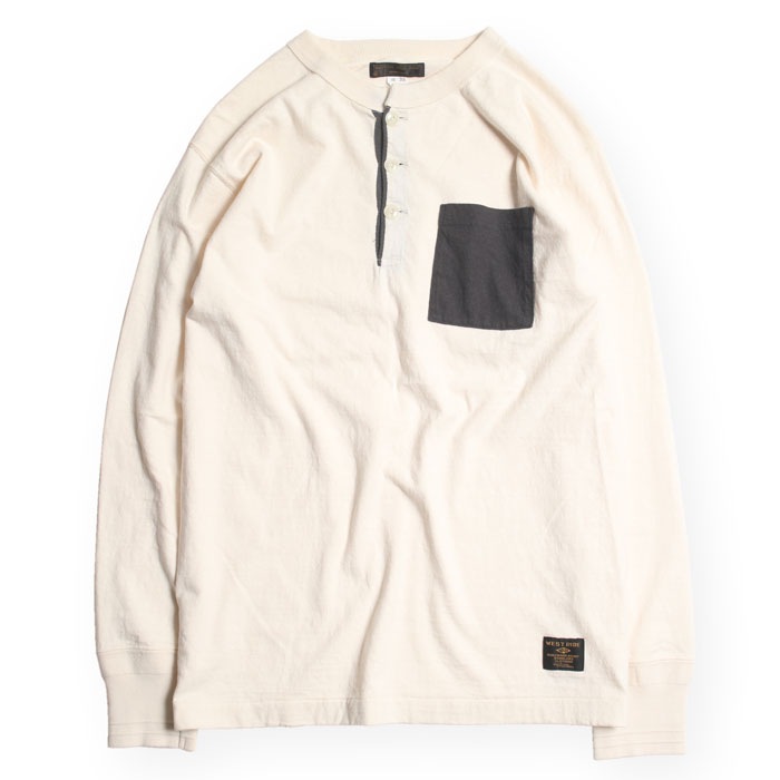 VINTAGE HENLY NECK LS 2-TONE