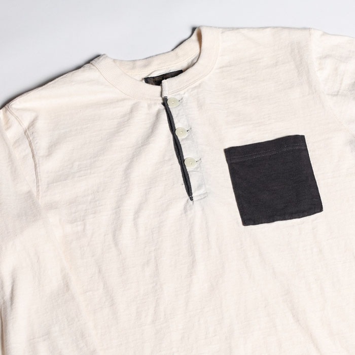 VINTAGE HENLY NECK LS 2-TONE