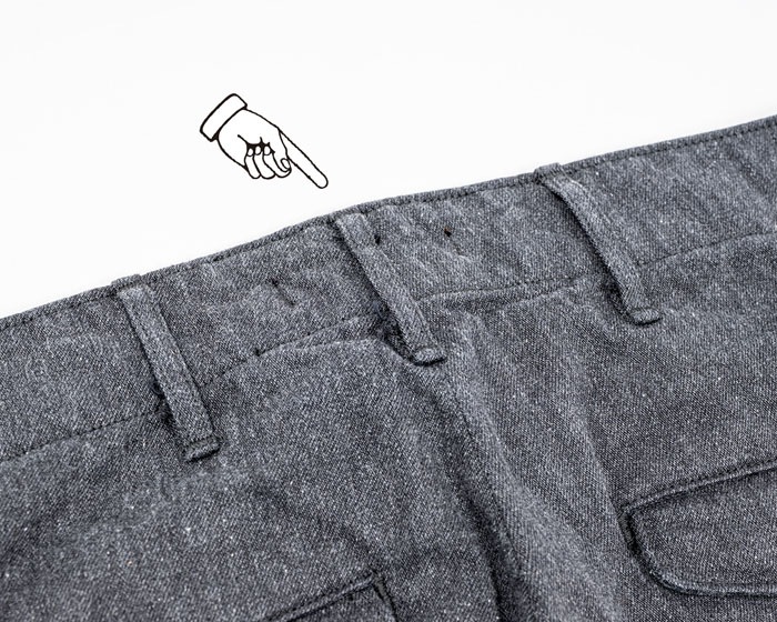 OFFICER TROUSERS SLIM TYPE2
