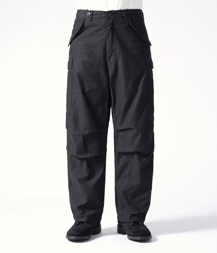 Lot No. BR42592 / WILLIAM GIBSON COLLECTION BLACK M-51 TROUSERS
