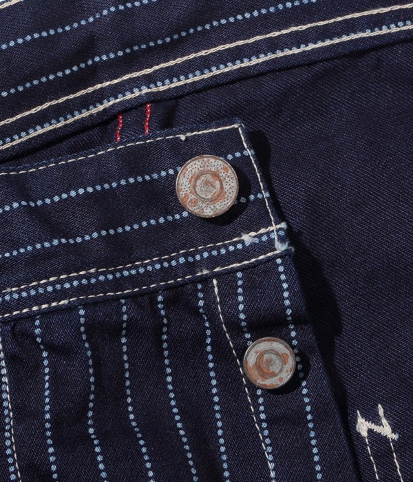 9oz WABASH STRIPE ENGINEER PANTS