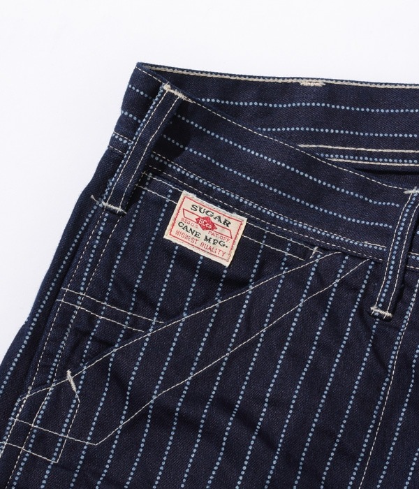9oz WABASH STRIPE ENGINEER PANTS