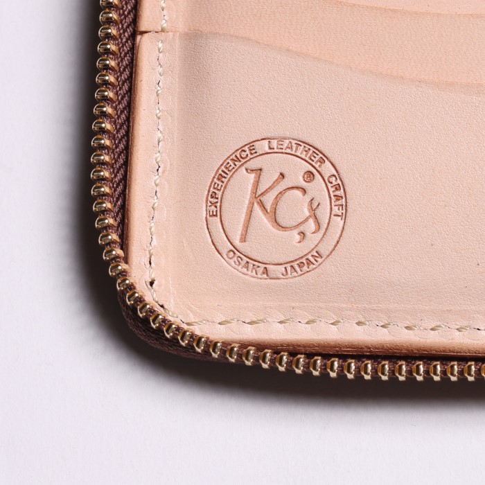 BILLFORD ROUND ZIP VINTAGE HORSEHIDE