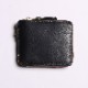 BILLFORD ROUND ZIP VINTAGE HORSEHIDE