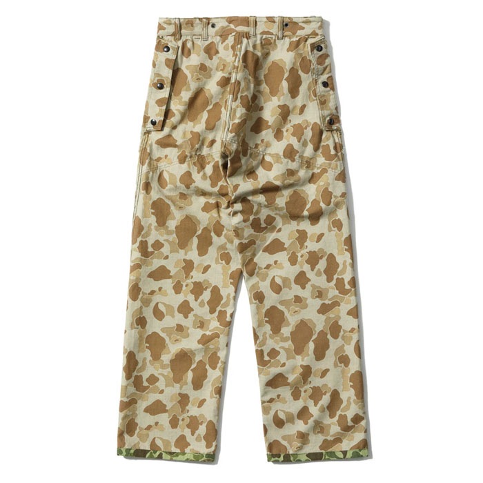 Lot No. BR42634 / U.S. MARINE CORPS TROUSERS, HERRINGBONE, CAMOUFLAGED P-44