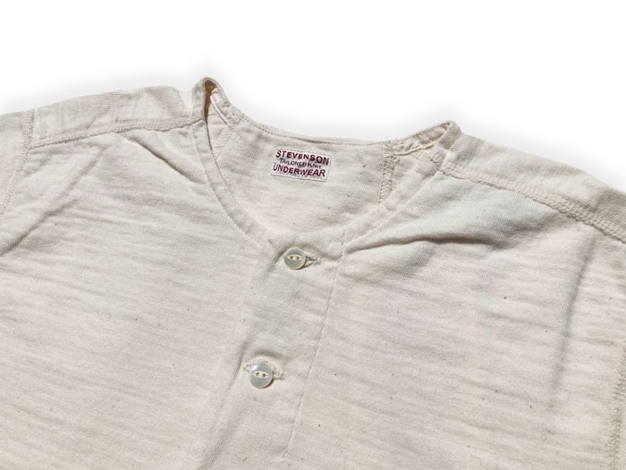 SUGAR VALLEY 22TH LTD OIL CO. PRINT LOOP WHEEL SHORT SLLEVE HENLEY