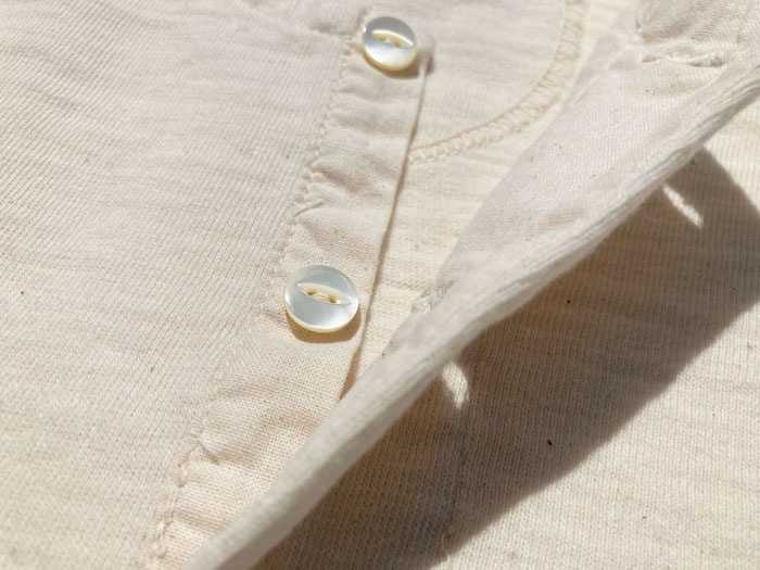 SUGAR VALLEY 22TH LTD OIL CO. PRINT LOOP WHEEL SHORT SLLEVE HENLEY