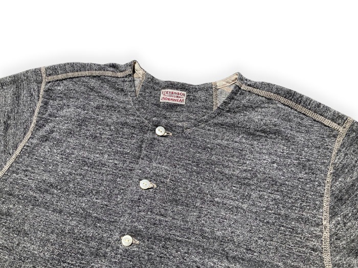 SUGAR VALLEY 22TH LTD OIL CO. PRINT LOOP WHEEL SHORT SLLEVE HENLEY