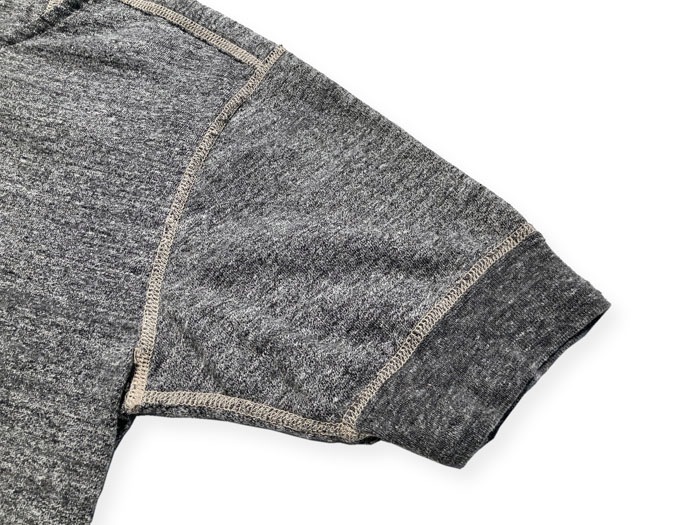 SUGAR VALLEY 22TH LTD OIL CO. PRINT LOOP WHEEL SHORT SLLEVE HENLEY