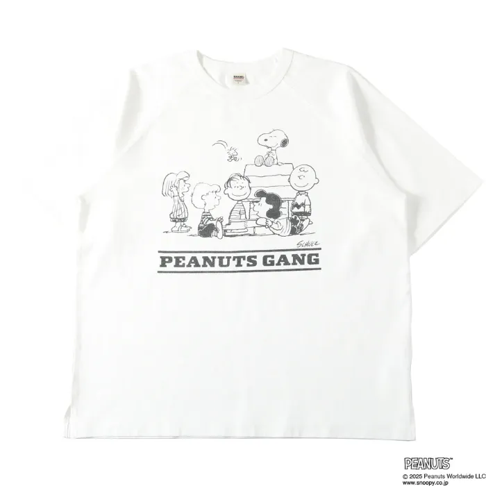 PEANUTS GANG 10/- Heavyweight S/S Print T-shirt