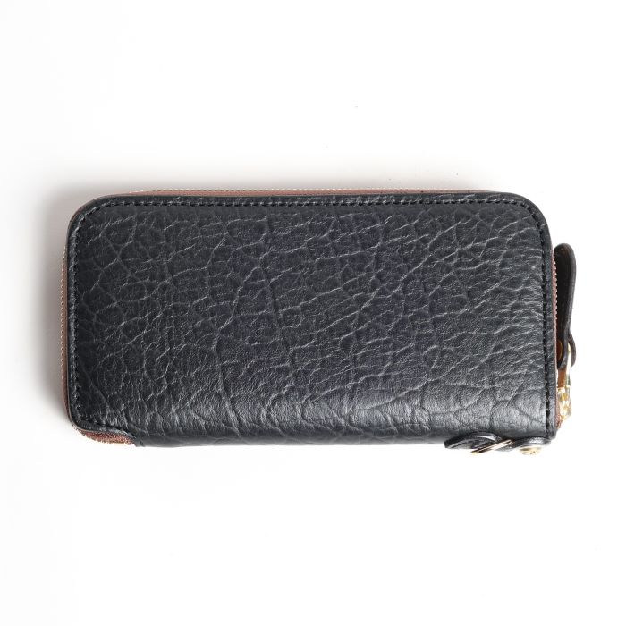 WALLET ROUND ZIP 2 AMERICAN BISON