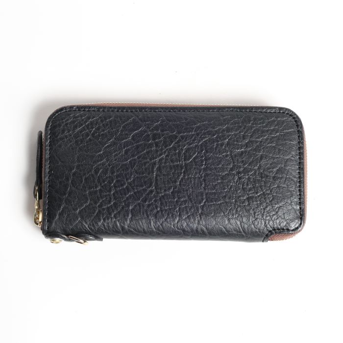 WALLET ROUND ZIP 2 AMERICAN BISON