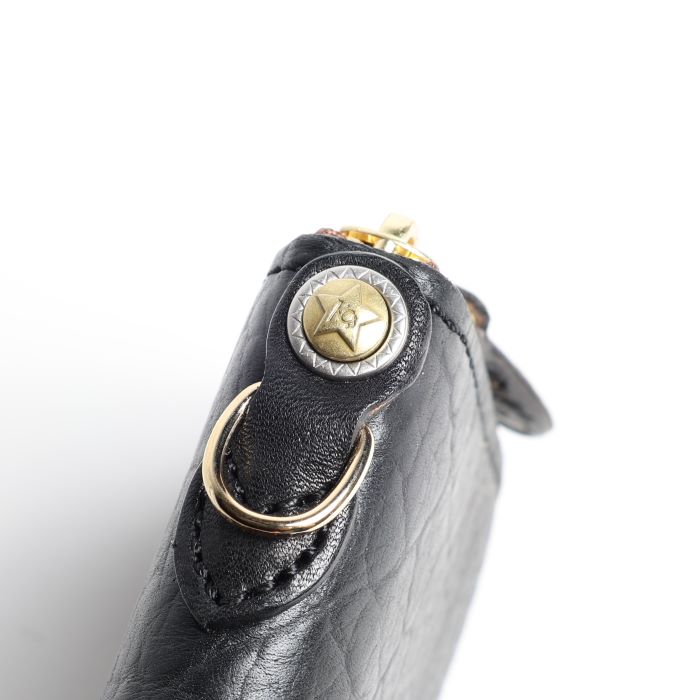 WALLET ROUND ZIP 2 AMERICAN BISON