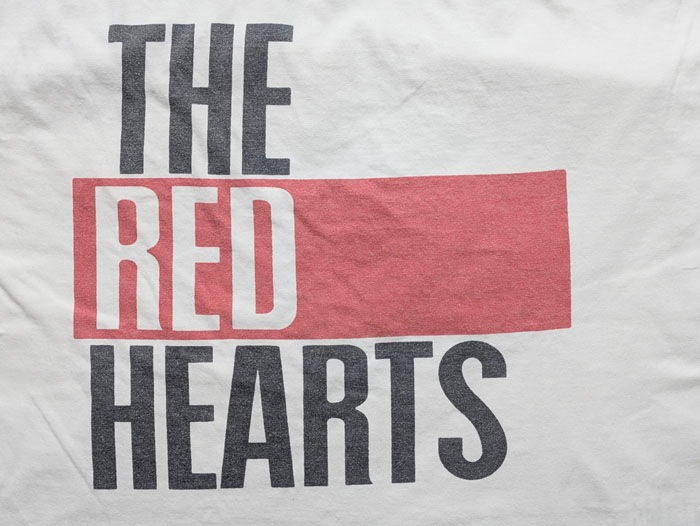 BIG SIZE T-SHIRT��THE RED HEARTS��