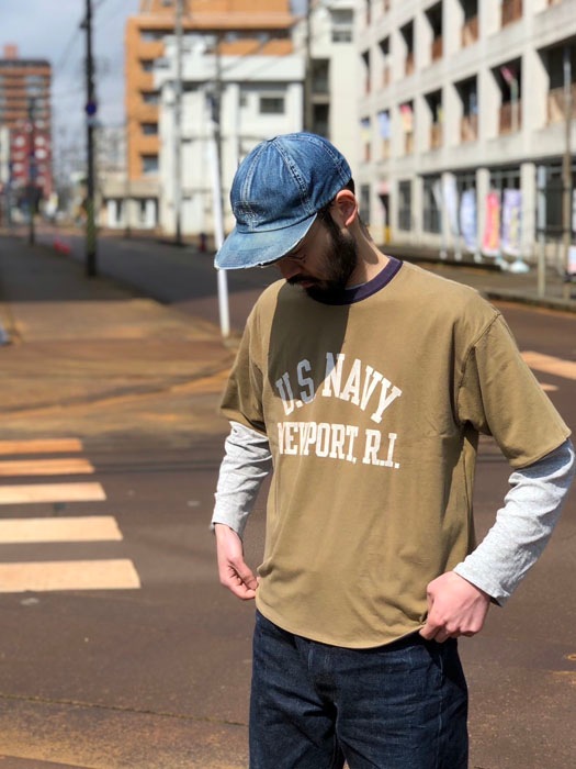 REVERSIDLE T-SHIRT��NAVY��
