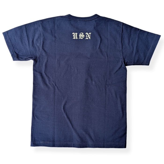 Lot No. BR79727 / BUZZ RICKSON'S SLUB YARN T-SHIRT "USN GREAT LAKES"