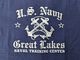 Lot No. BR79727 / BUZZ RICKSON'S SLUB YARN T-SHIRT "USN GREAT LAKES"