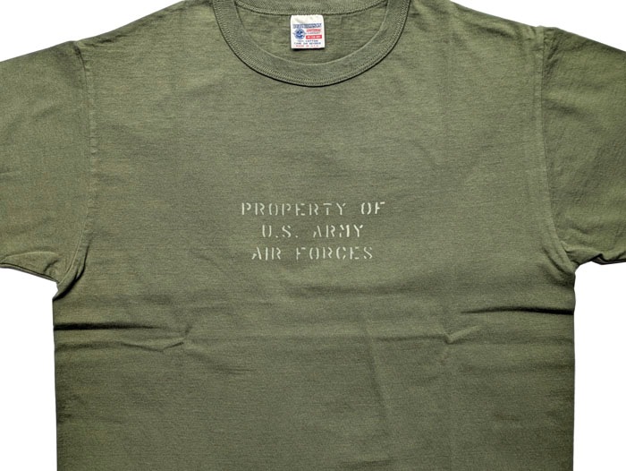Lot No. BR79779/ BUZZ RICKSON'S S/S T-SHIRT "AIR BASE STENCIL"