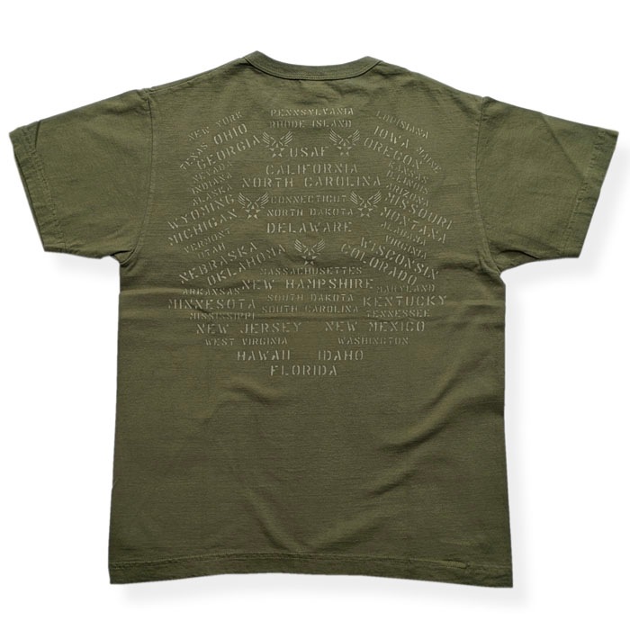 Lot No. BR79779/ BUZZ RICKSON'S S/S T-SHIRT "AIR BASE STENCIL"
