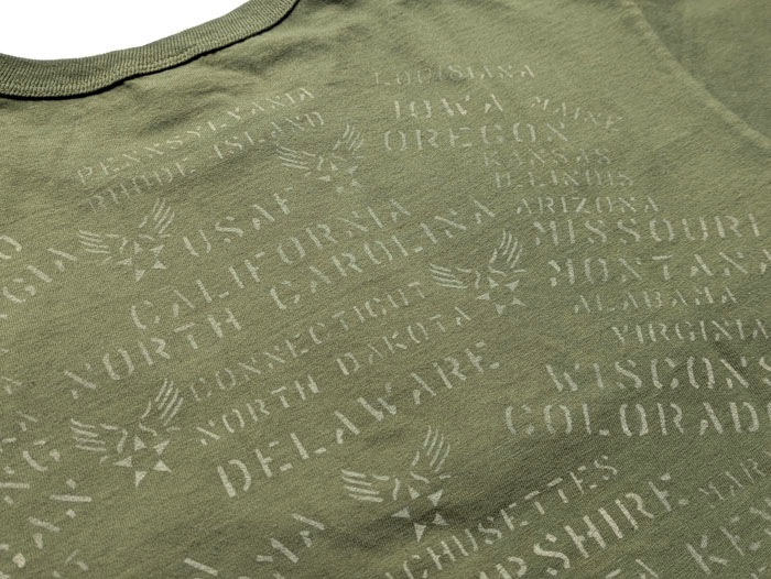 Lot No. BR79779/ BUZZ RICKSON'S S/S T-SHIRT "AIR BASE STENCIL"