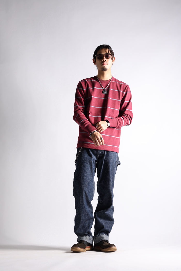 HEAVY BORDER LONG TEE