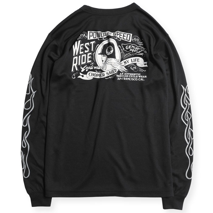 POWER DRY LONG TEE-2: POWER AND SPEED