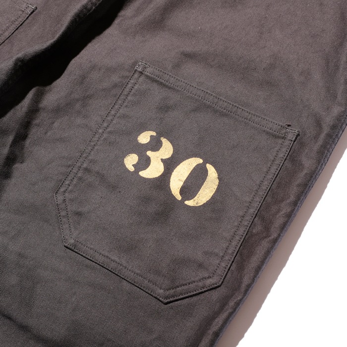 Old Midshipmen's Bib Overralls Custom "USS H.W.CREW"