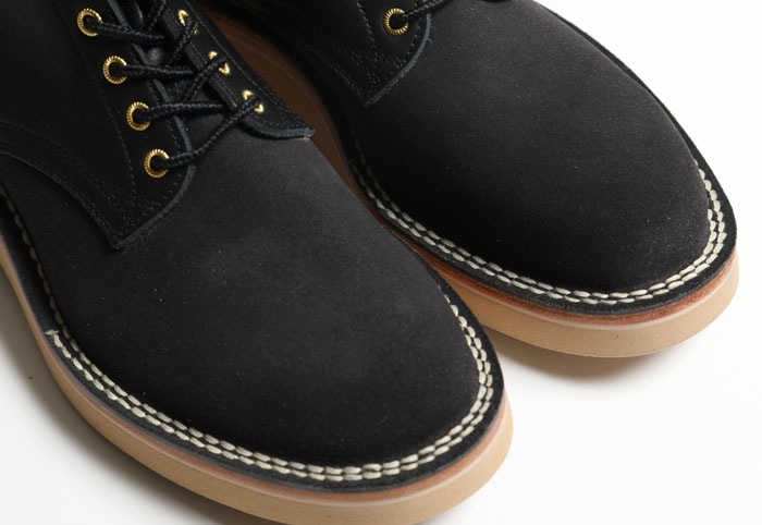 ROUGH-OUT LACE UP BOOTS