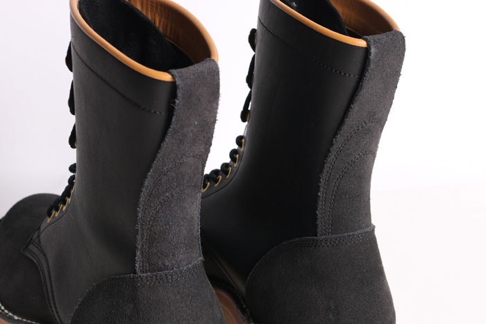 ROUGH-OUT LACE UP BOOTS