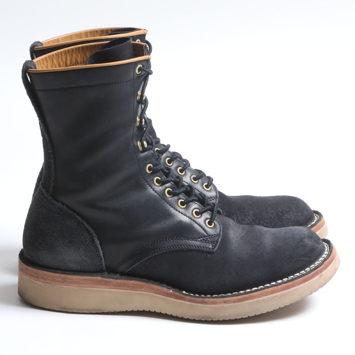 ROUGH-OUT LACE UP BOOTS