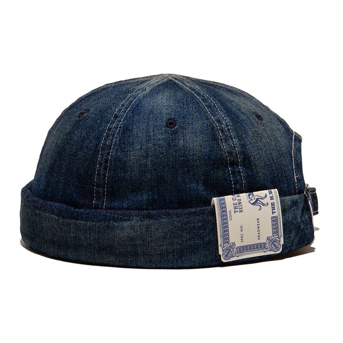 VINTAGE DENIM ROLL CAP