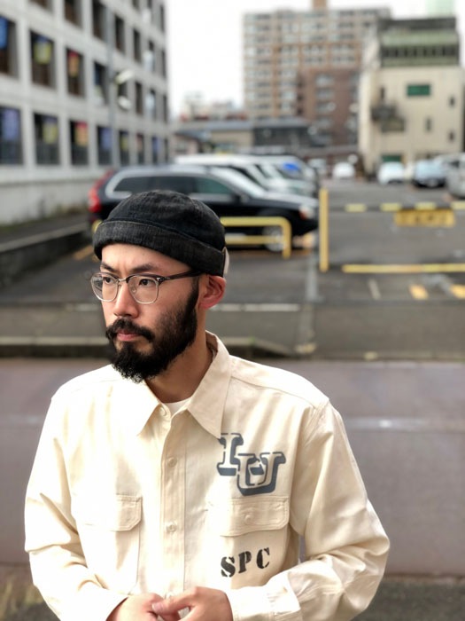 VINTAGE DENIM ROLL CAP